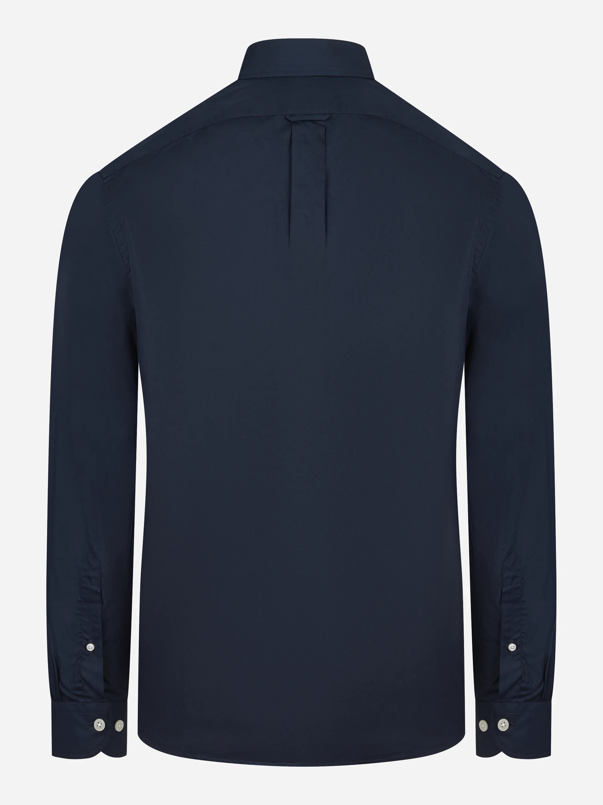 Camicia button down blu Magalloway in popeline di cotone