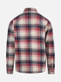 Overshirt Jib in cotone bianco - vista posteriore