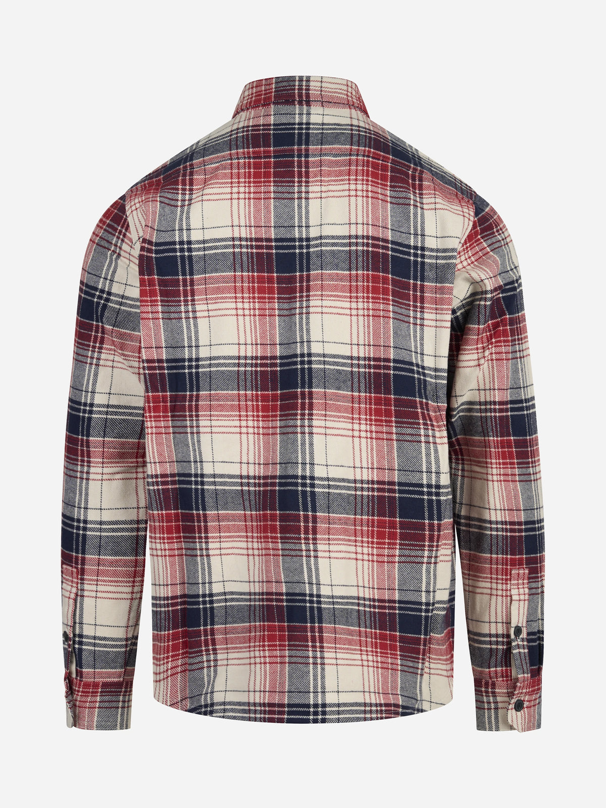 Overshirt Jib in cotone bianco - vista posteriore