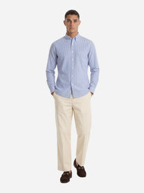 Camicia button down bacchettata Sheepscot in popeline di cotone