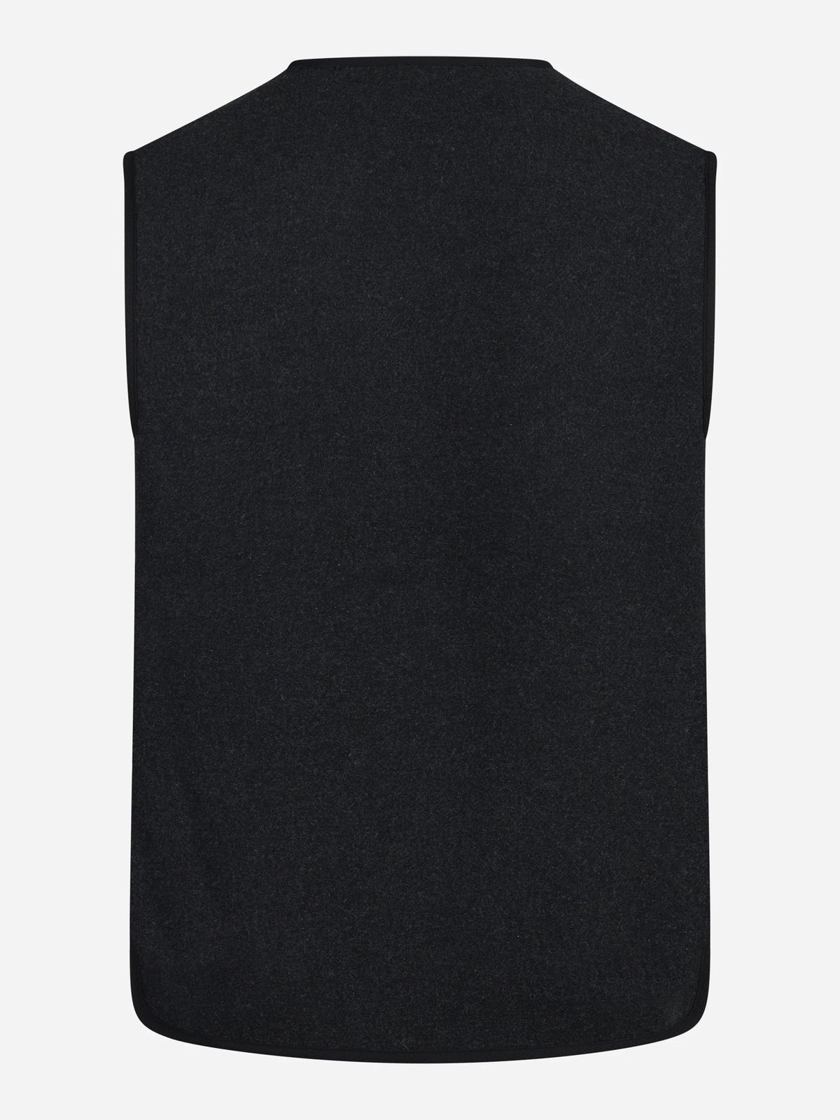Gilet Wildriver Wool in lana grigio - vista posteriore