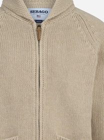 Cardigan Dimillos in misto lana beige - dettaglio prodotto