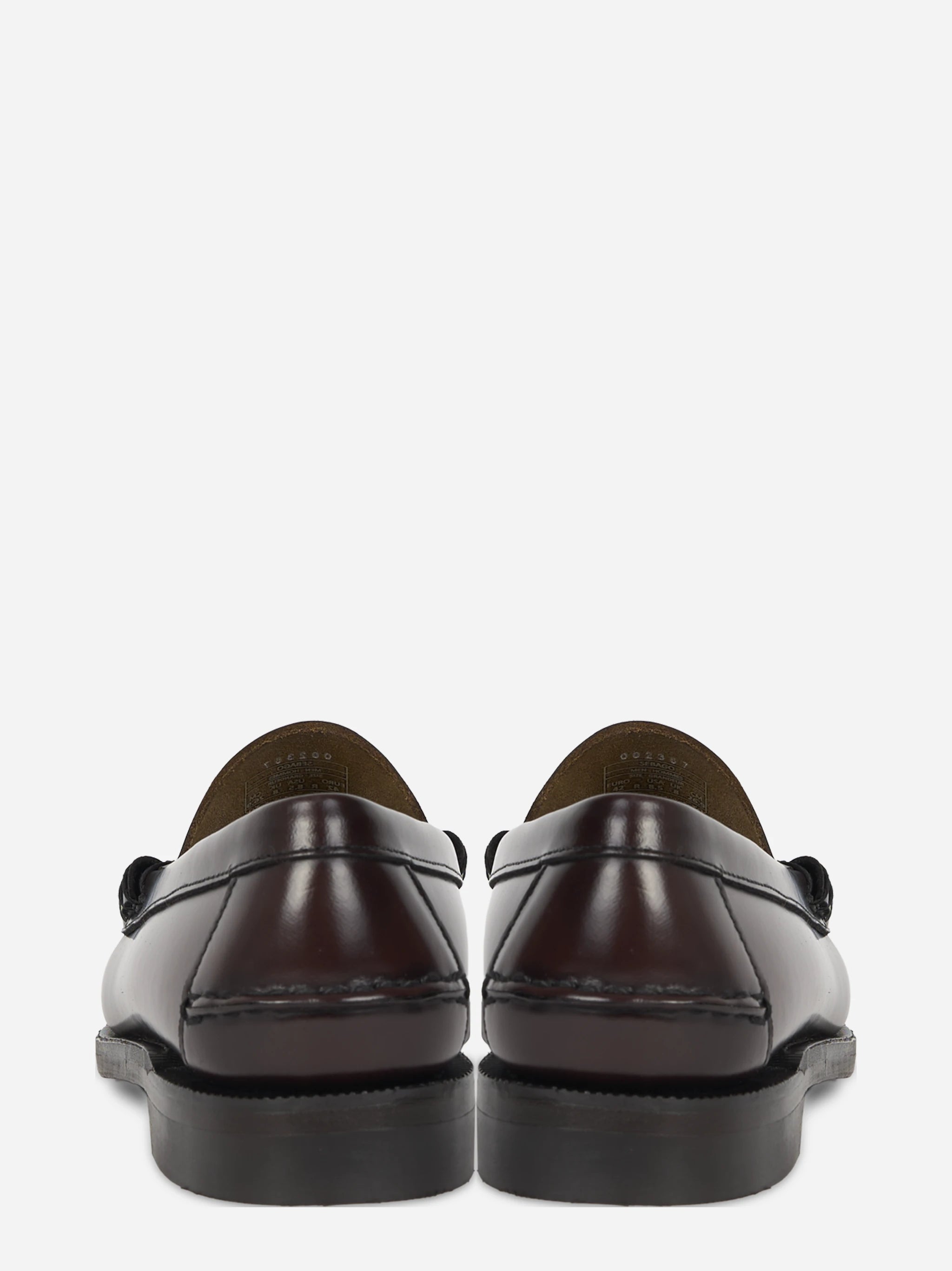 Mocassino Classic Dan in pelle bordeaux - vista posteriore