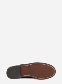 Mocassino Classic Dan in pelle bordeaux - dettaglio suola