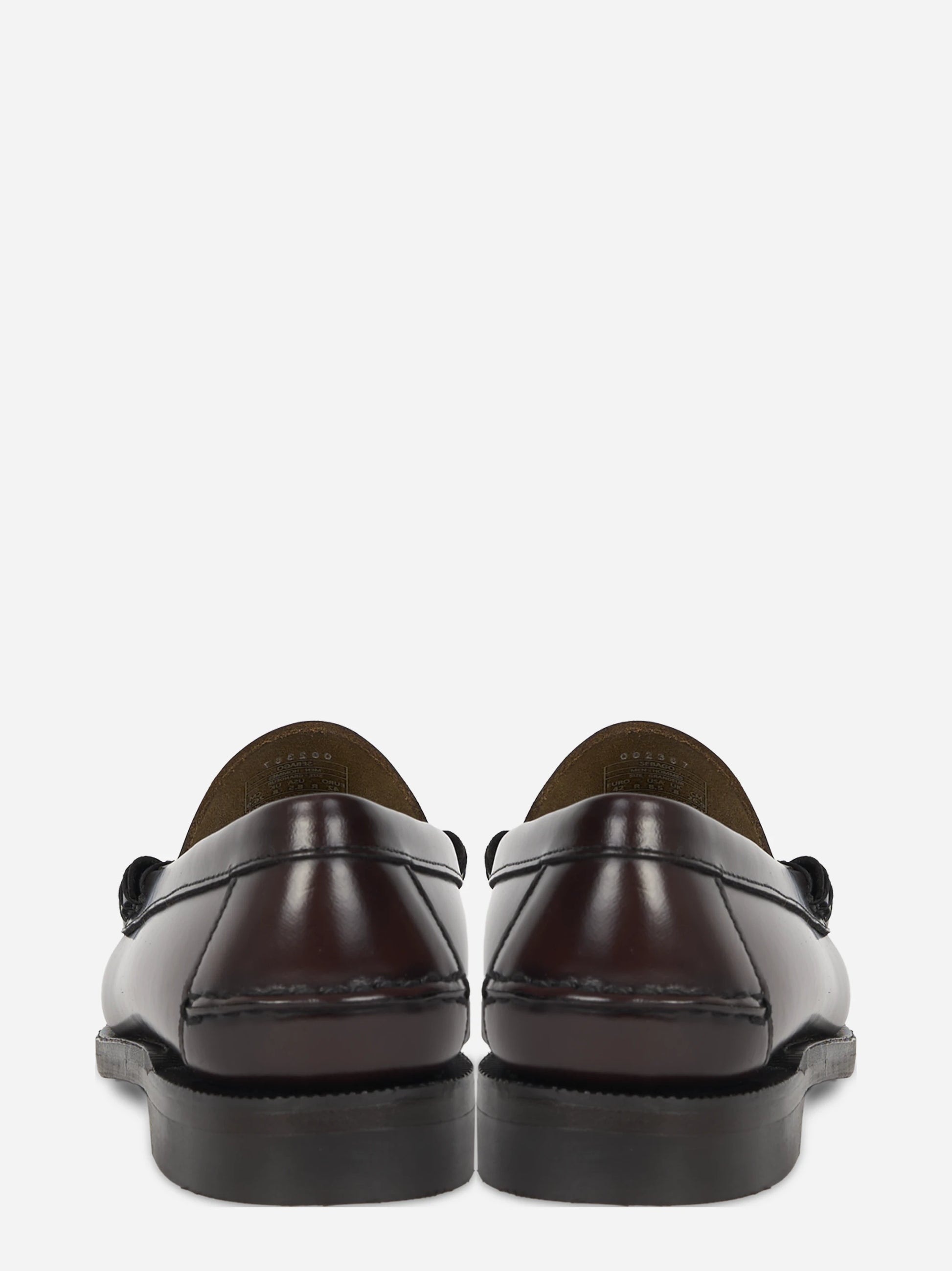 Mocassino Classic Dan in pelle bordeaux - vista posteriore