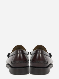 Mocassino Classic Dan in pelle bordeaux - vista posteriore