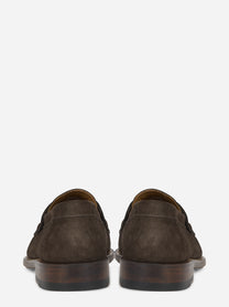 Mocassino Ryan Flesh Out in camoscio marrone - vista posteriore