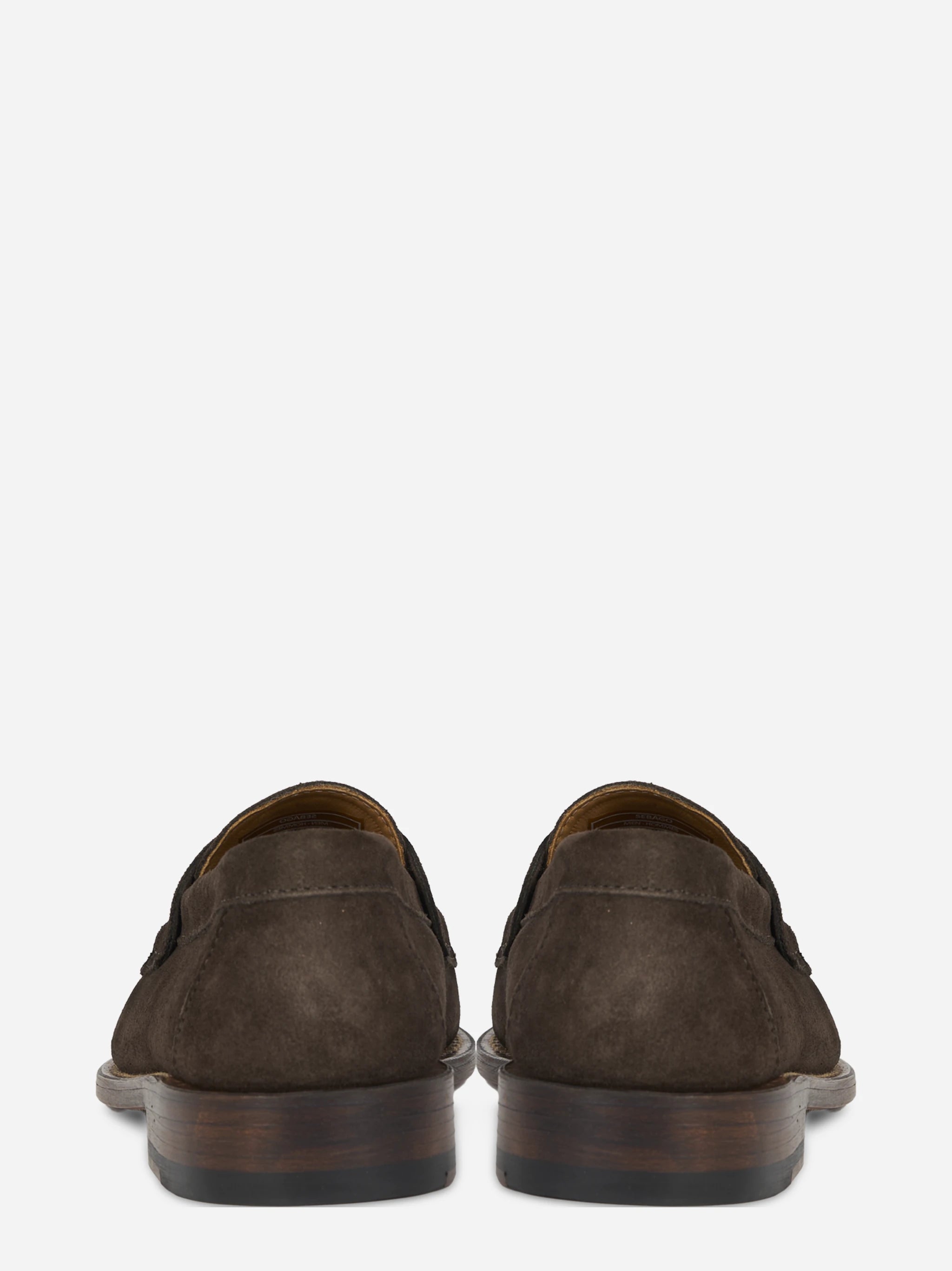 Mocassino Ryan Flesh Out in camoscio marrone - vista posteriore