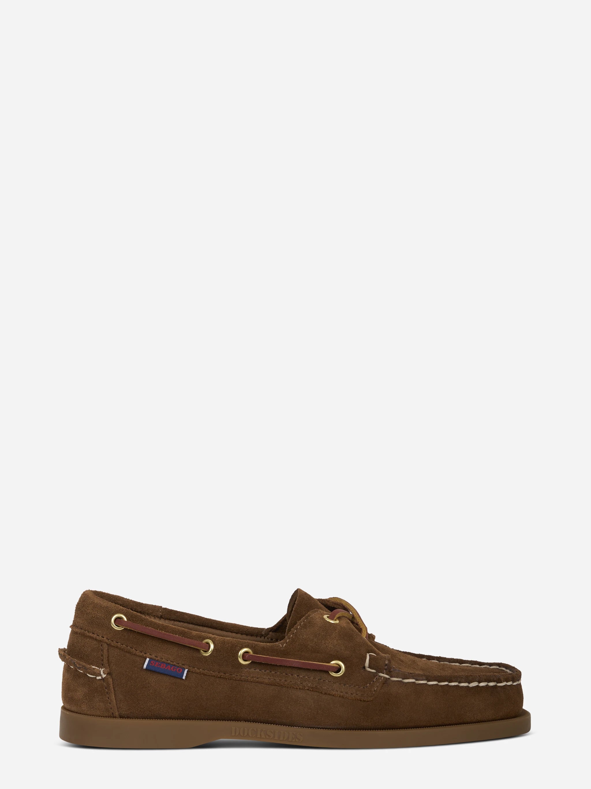 Mocassino da barca Dockside Portland in suede marrone