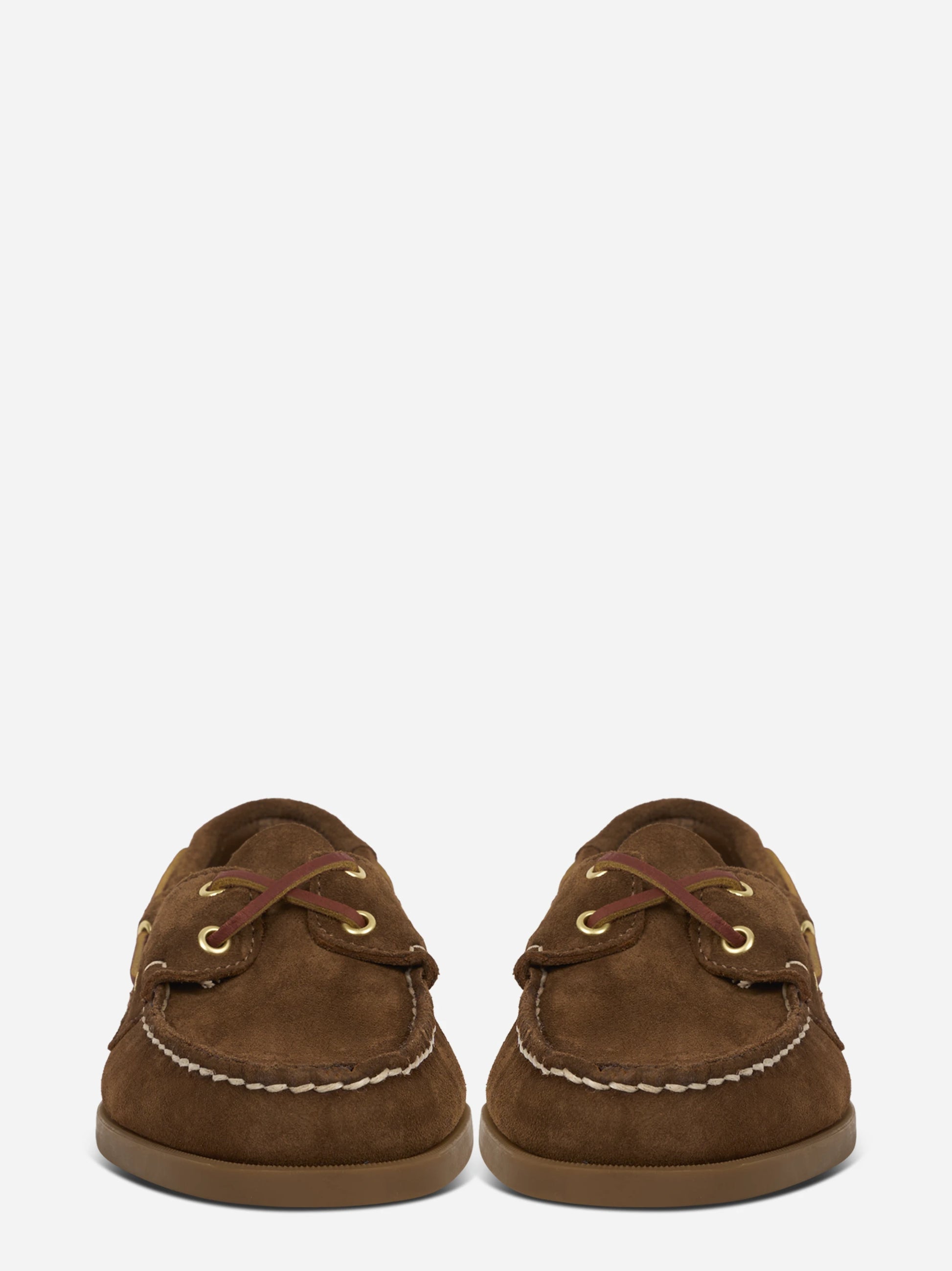 Mocassino da barca Dockside Portland in suede marrone