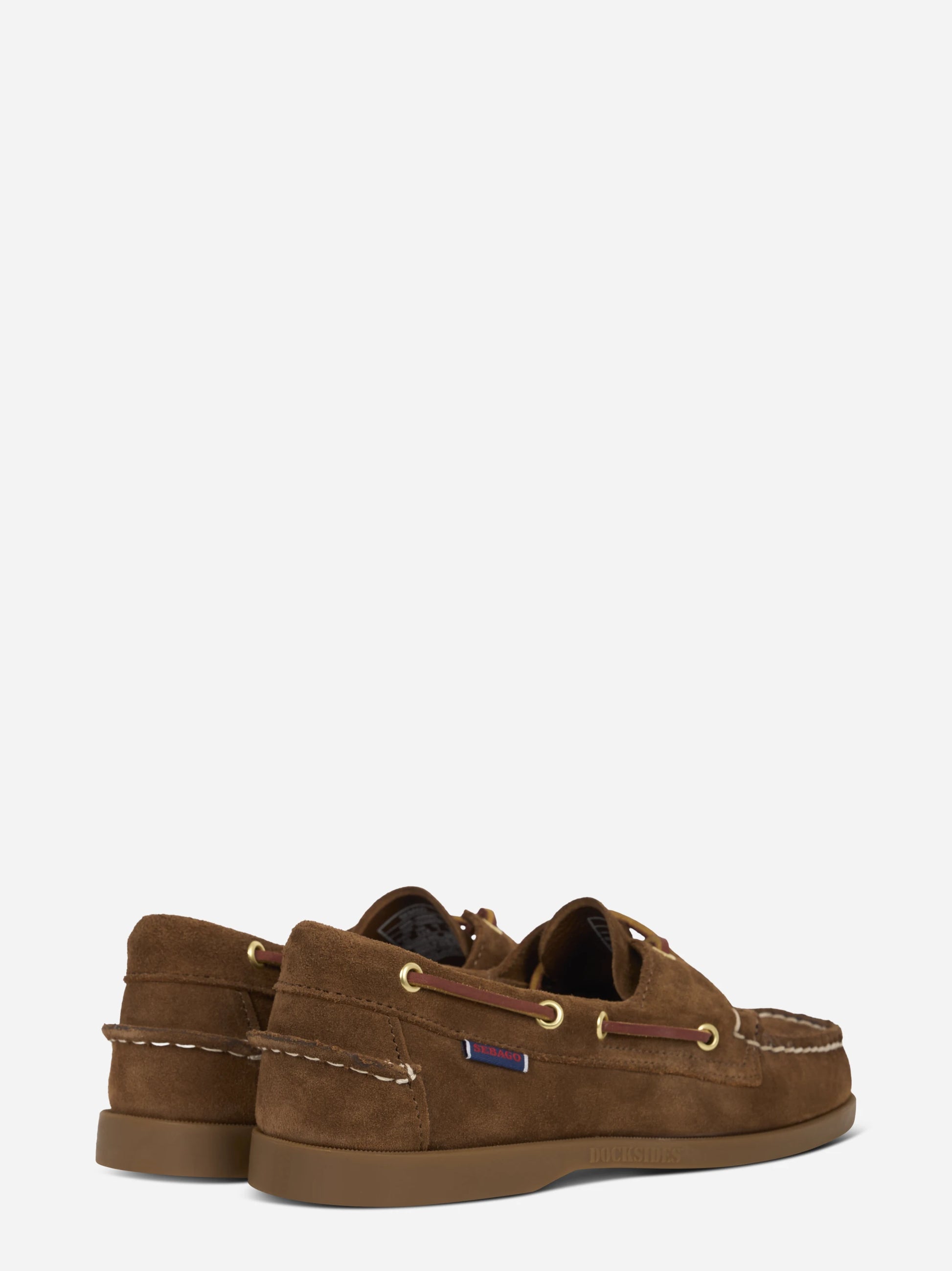 Mocassino da barca Dockside Portland in suede marrone