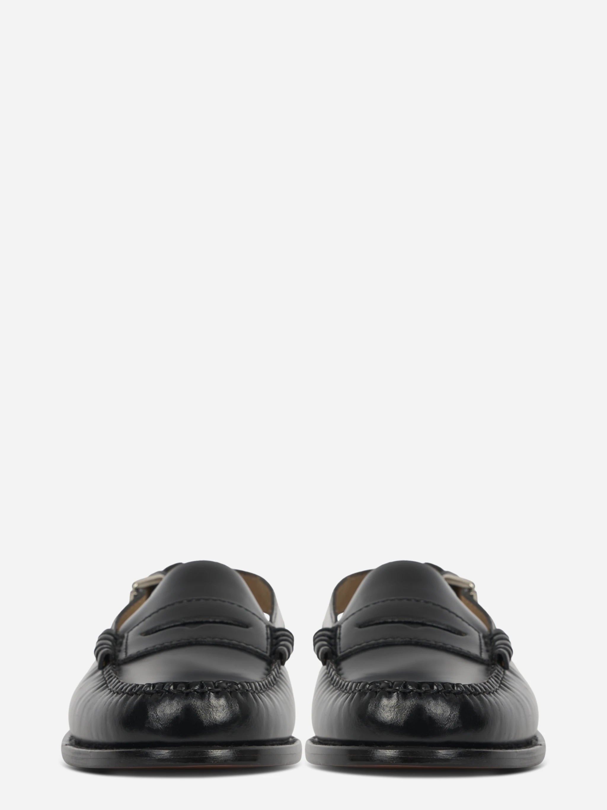 Sandalo Dan in pelle nero