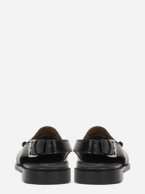 Sandalo Dan in pelle nero