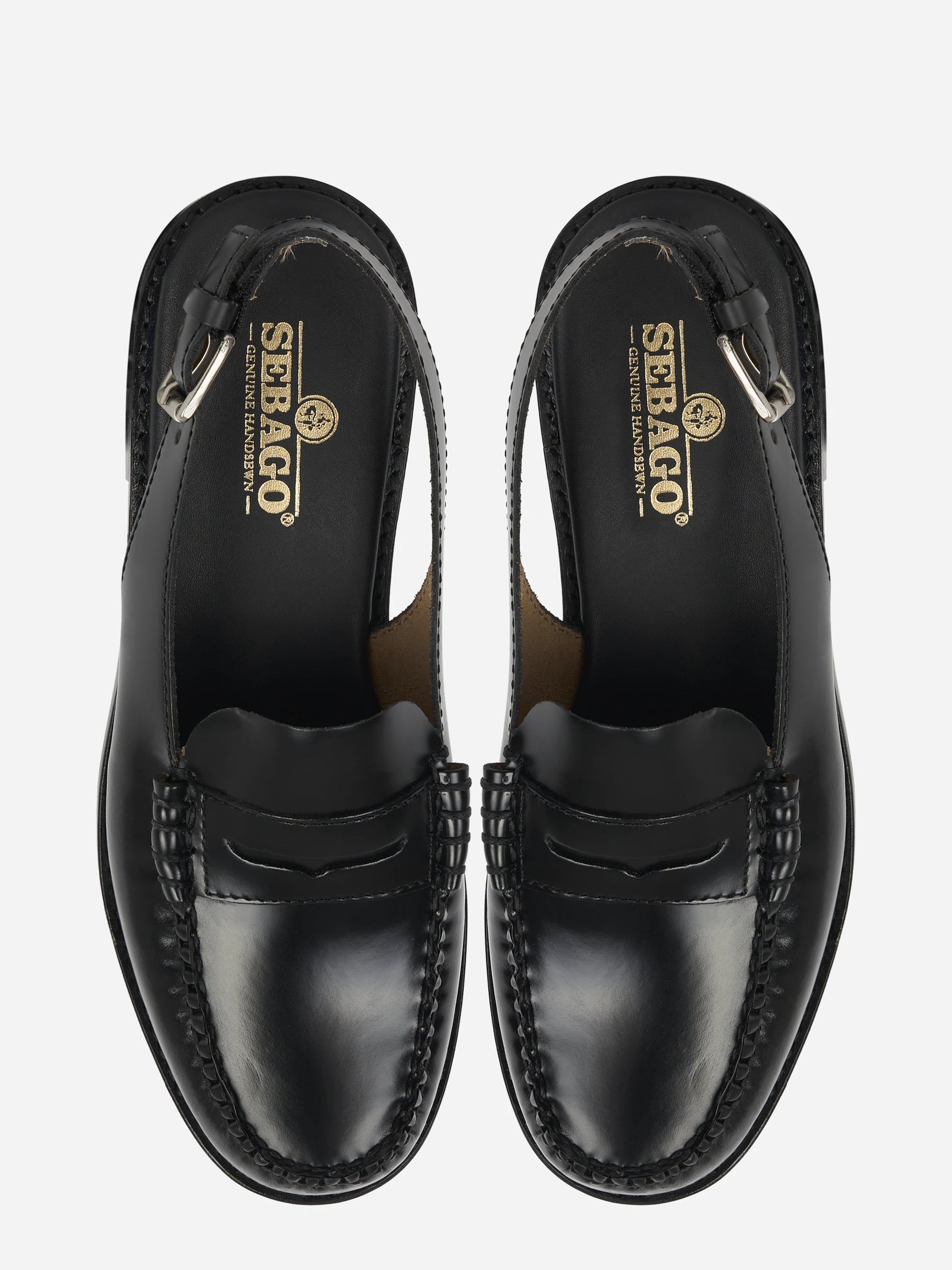 Sandalo Dan in pelle nero