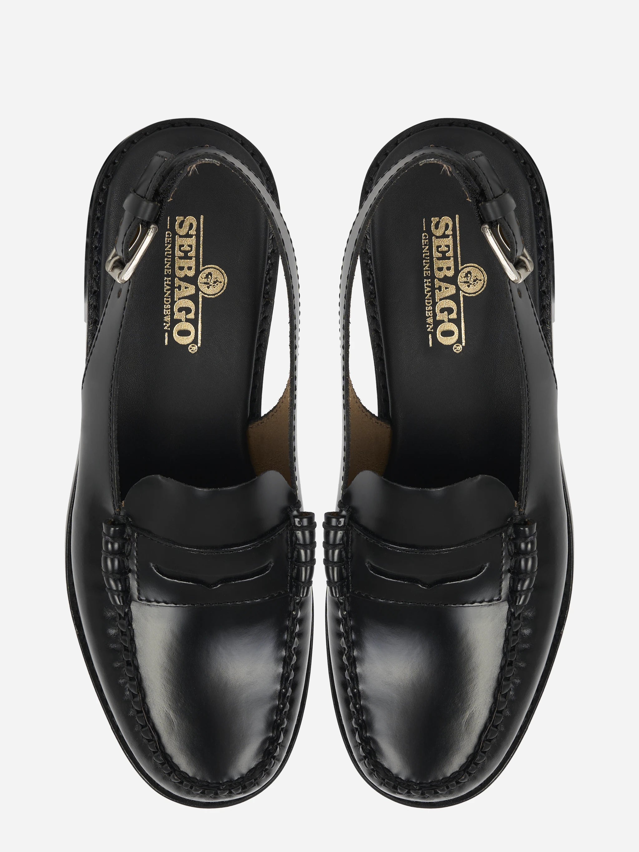 Sandalo Dan in pelle nero