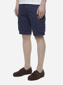 Shorts Northfield in cotone blu