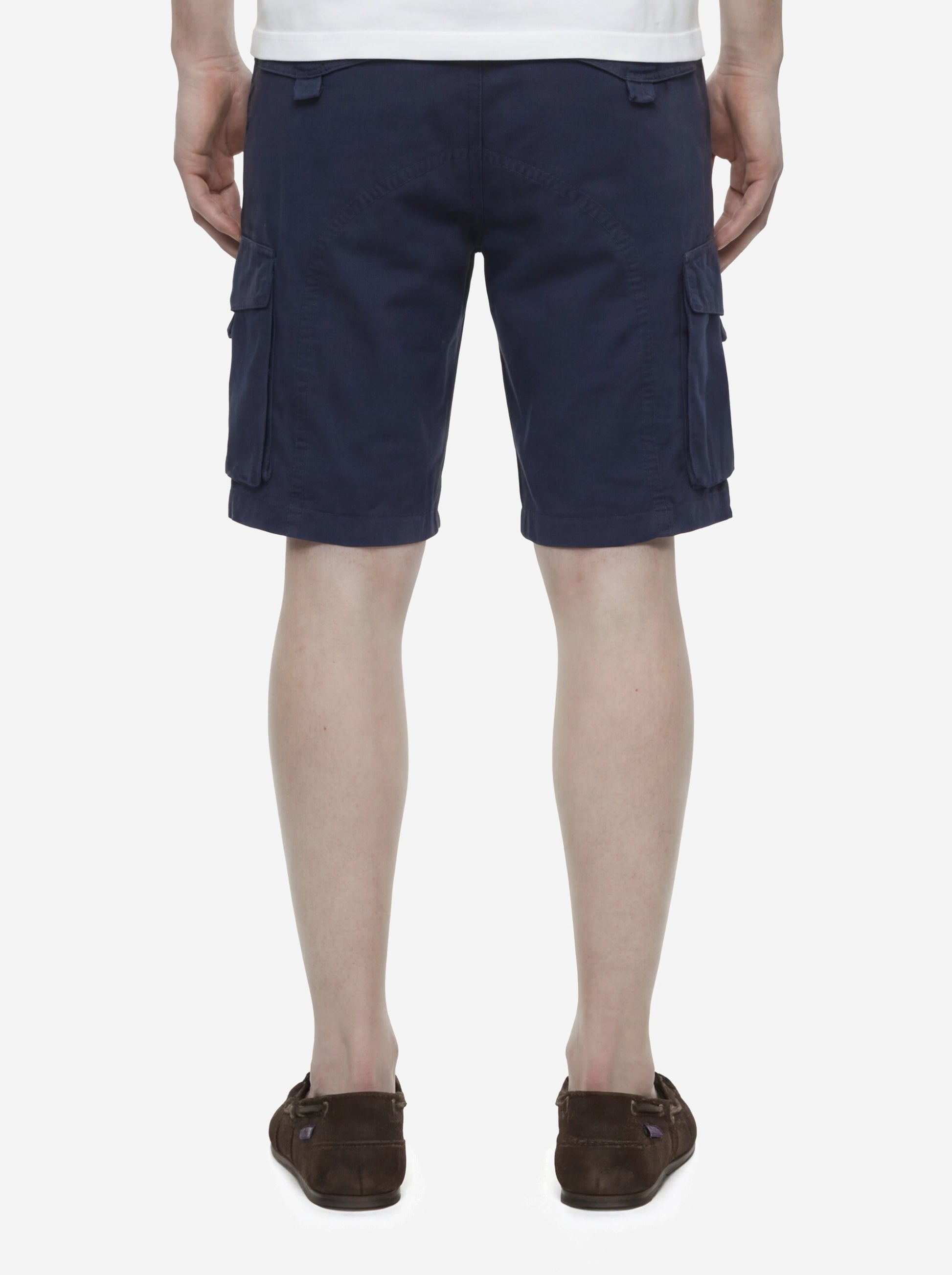 Shorts Northfield in cotone blu