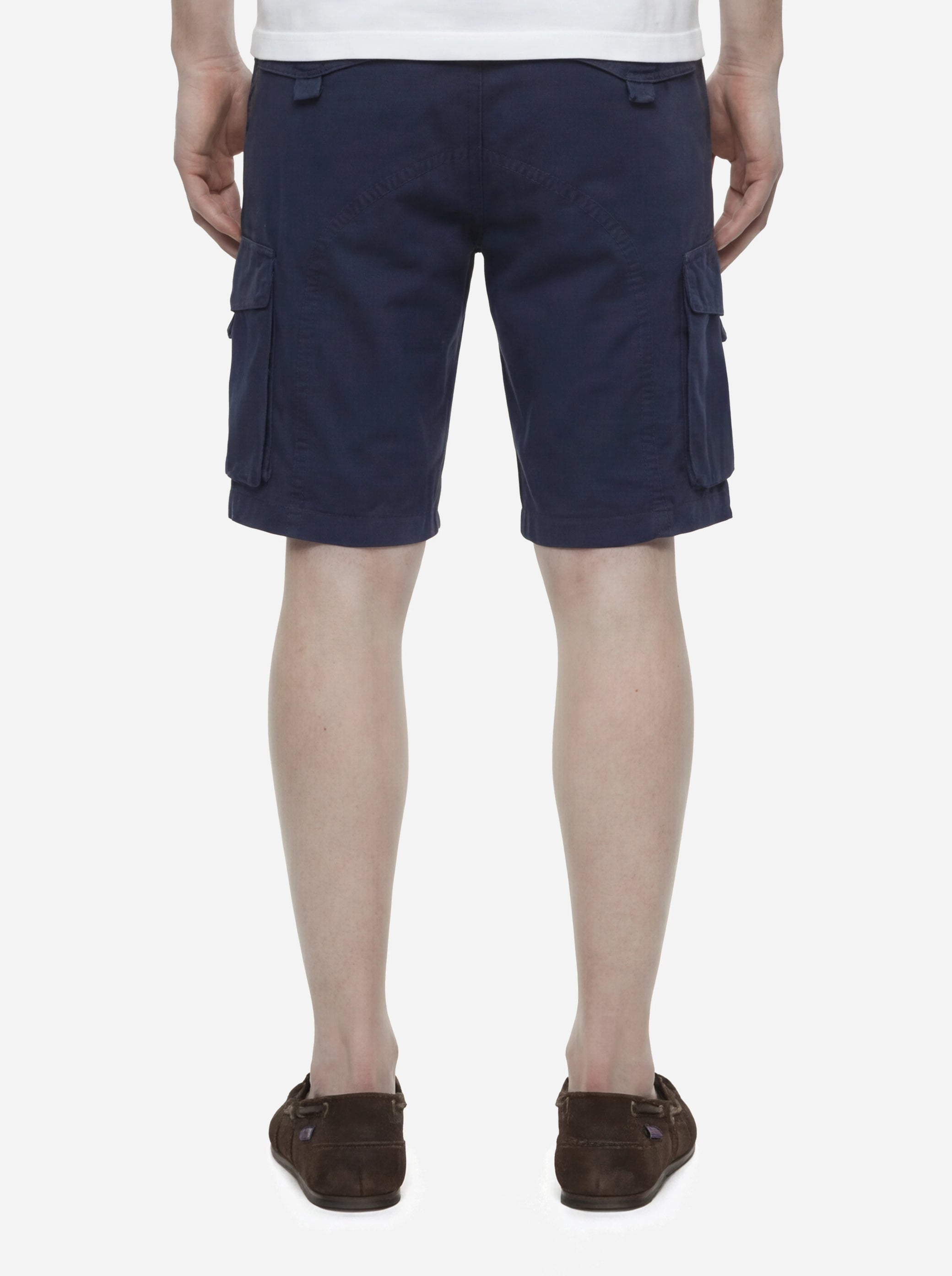 Shorts Northfield in cotone blu