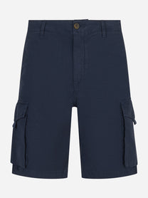 Shorts Northfield in cotone blu