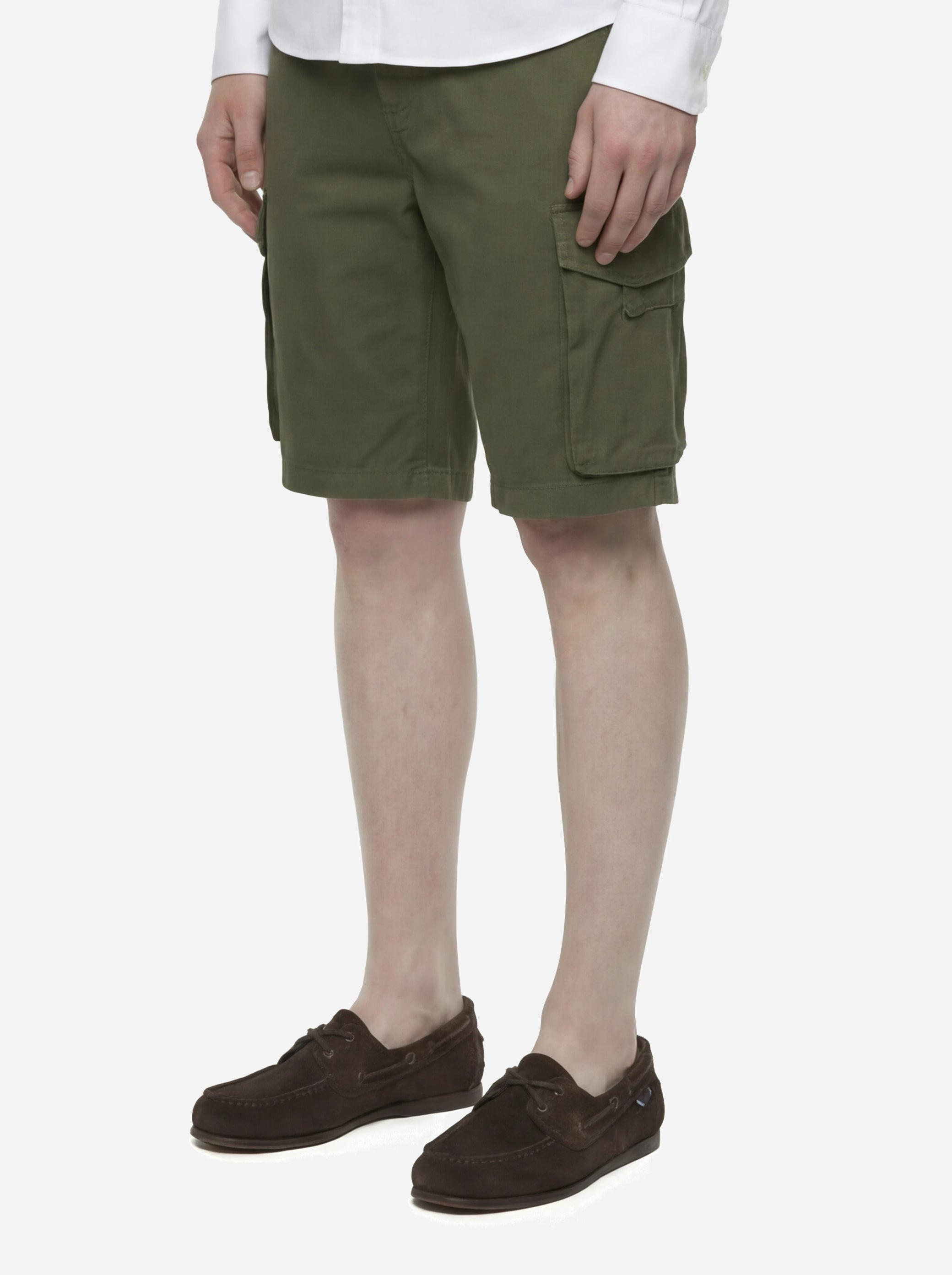 Shorts Northfield in cotone verde