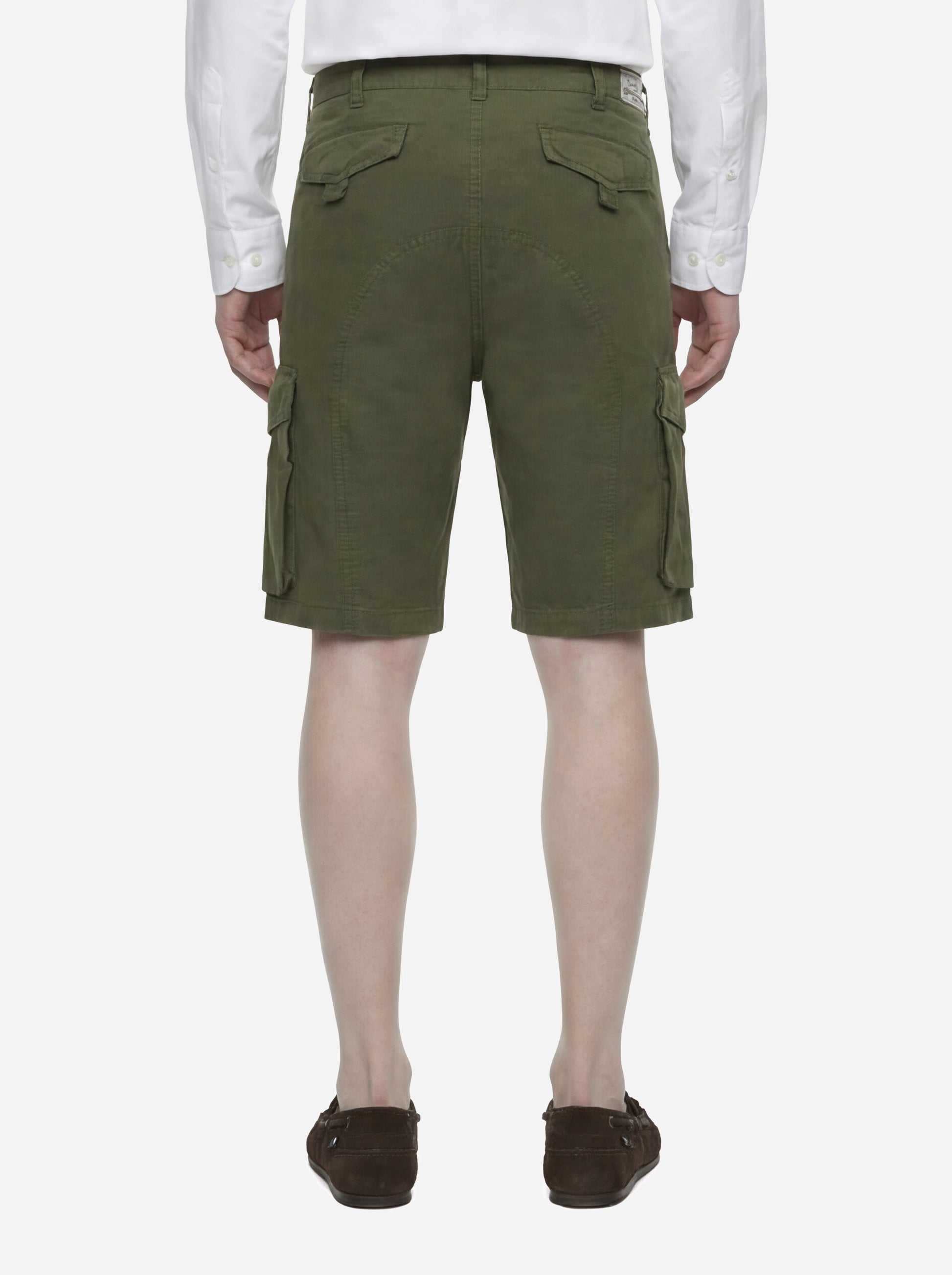 Shorts Northfield in cotone verde