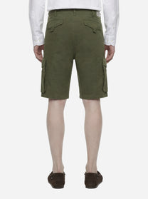 Shorts Northfield in cotone verde
