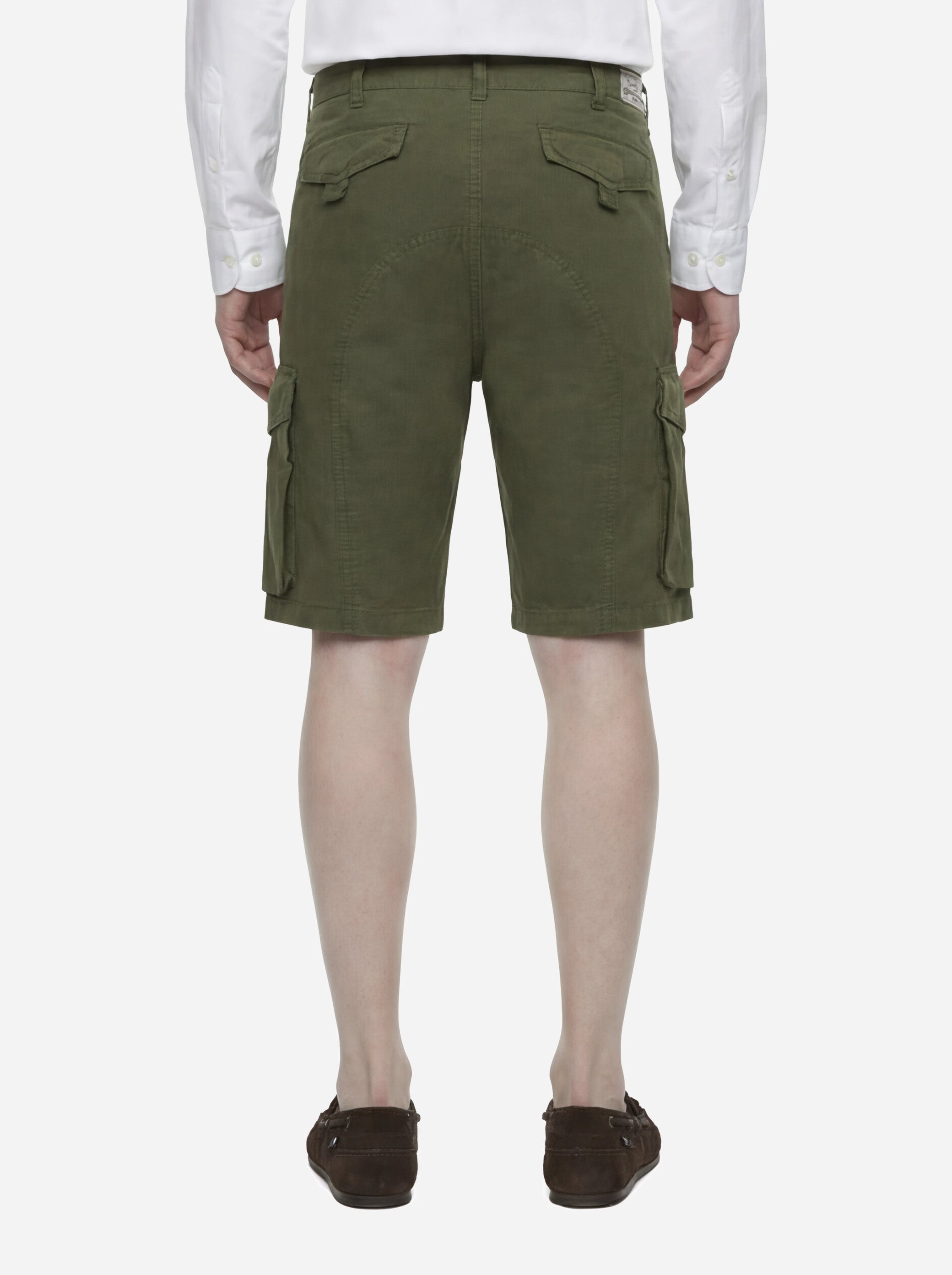 Shorts Northfield in cotone verde