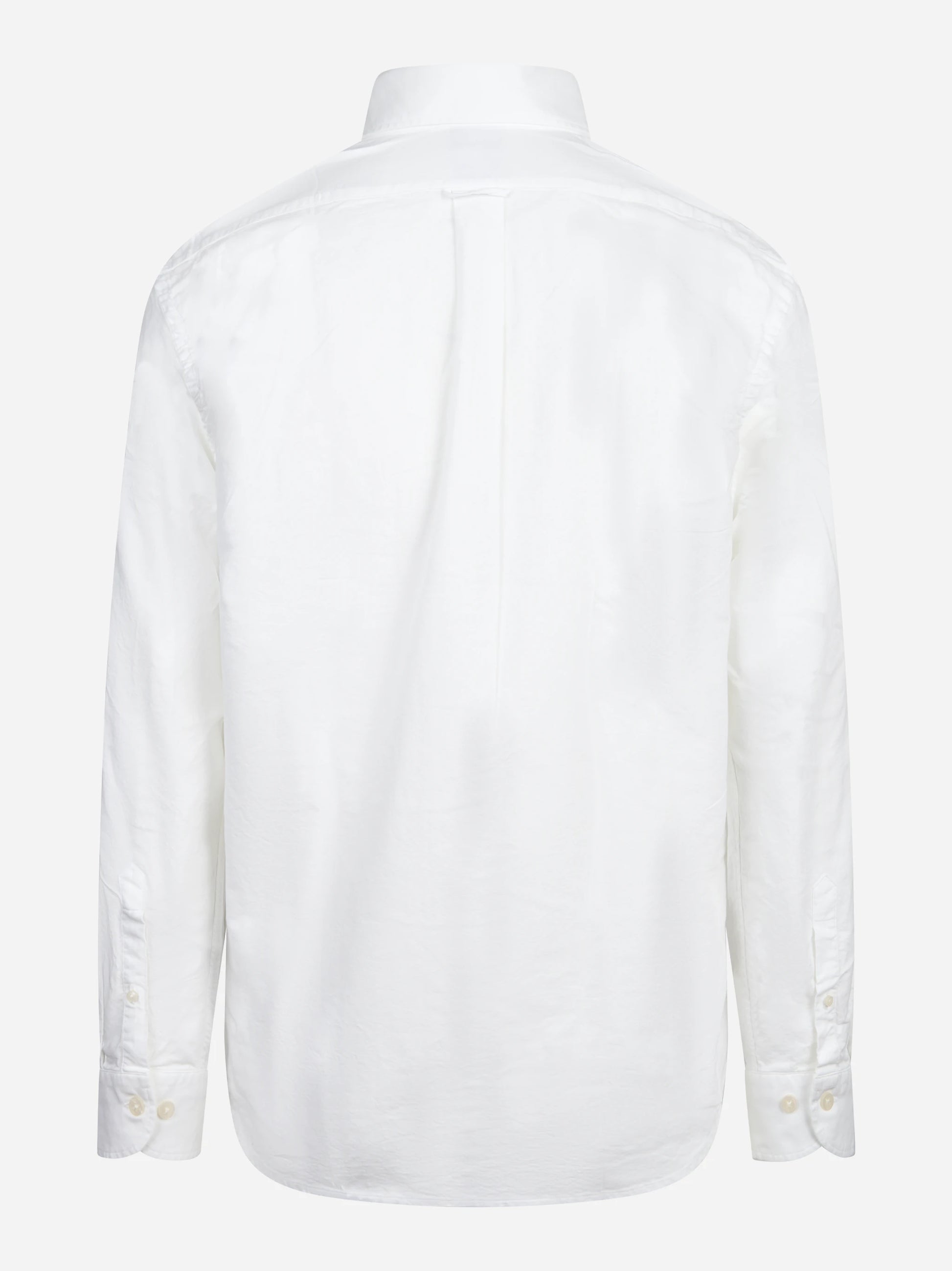 Camicia Oxford button-down Whaleback Ox bianca