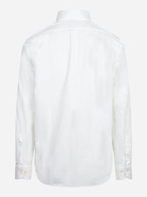 Camicia Oxford button-down Whaleback Ox bianca