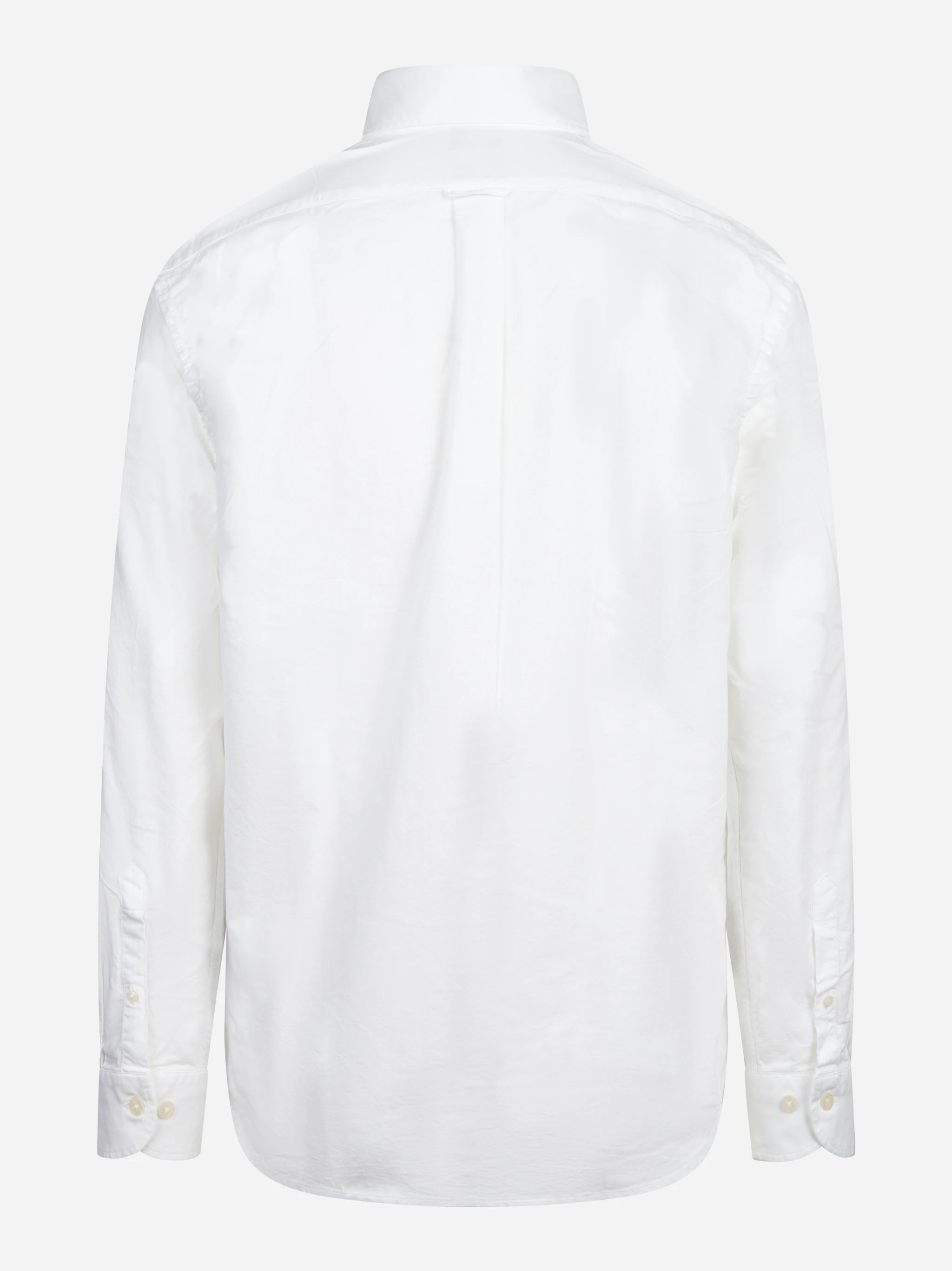Camicia Oxford button-down Whaleback Ox bianca