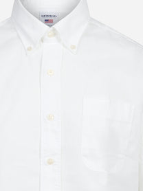 Camicia Oxford button-down Whaleback Ox bianca