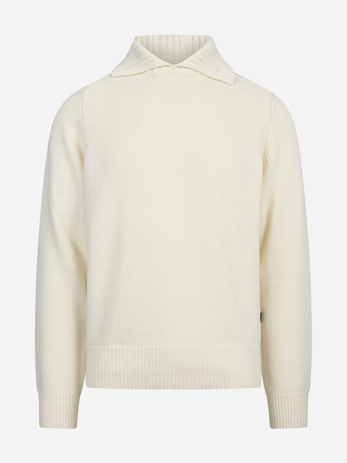 Maglia dolcevita in lana bianca SEBAGO – immagine 1 di 3