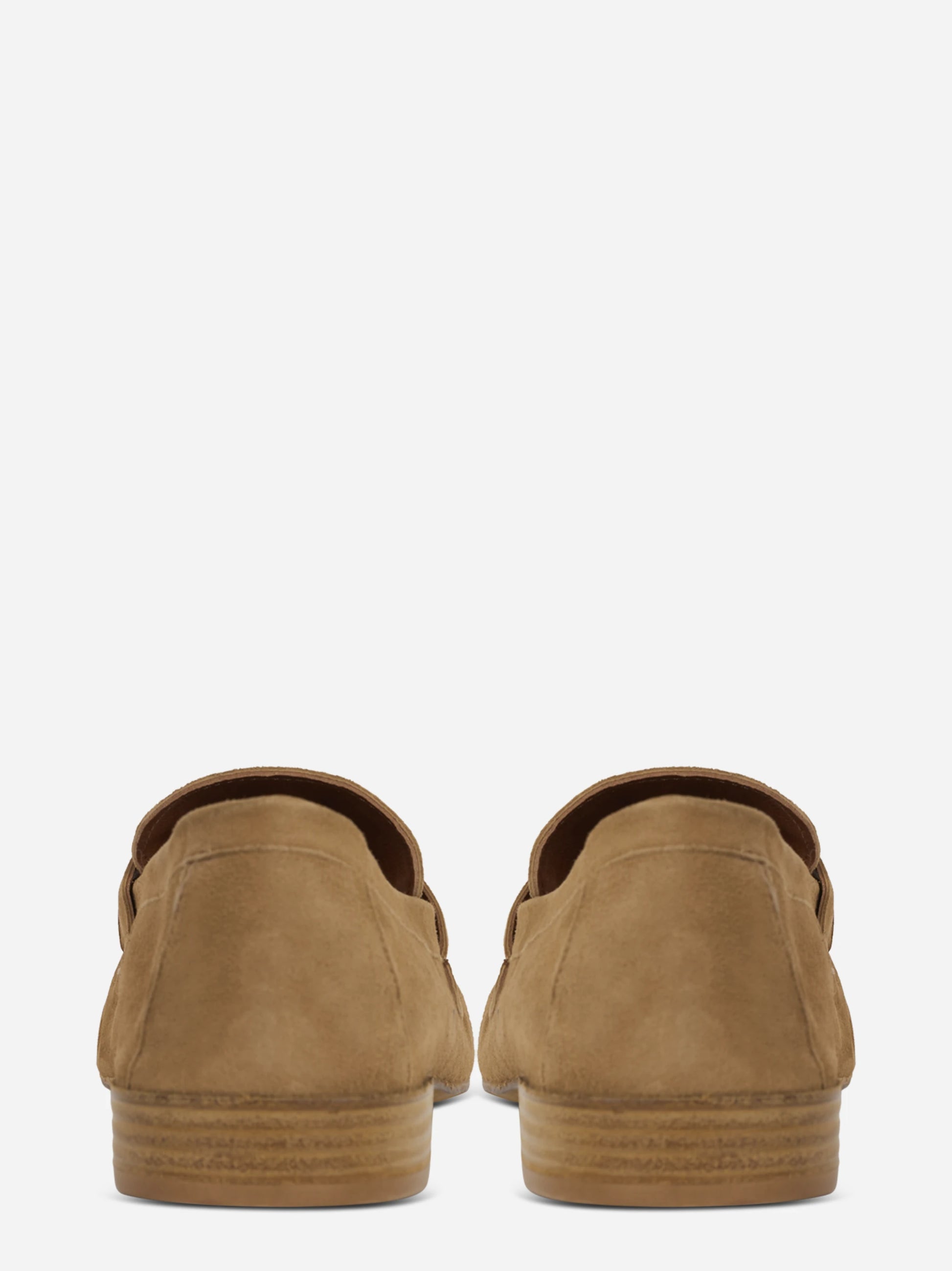 Mocassino in suede beige