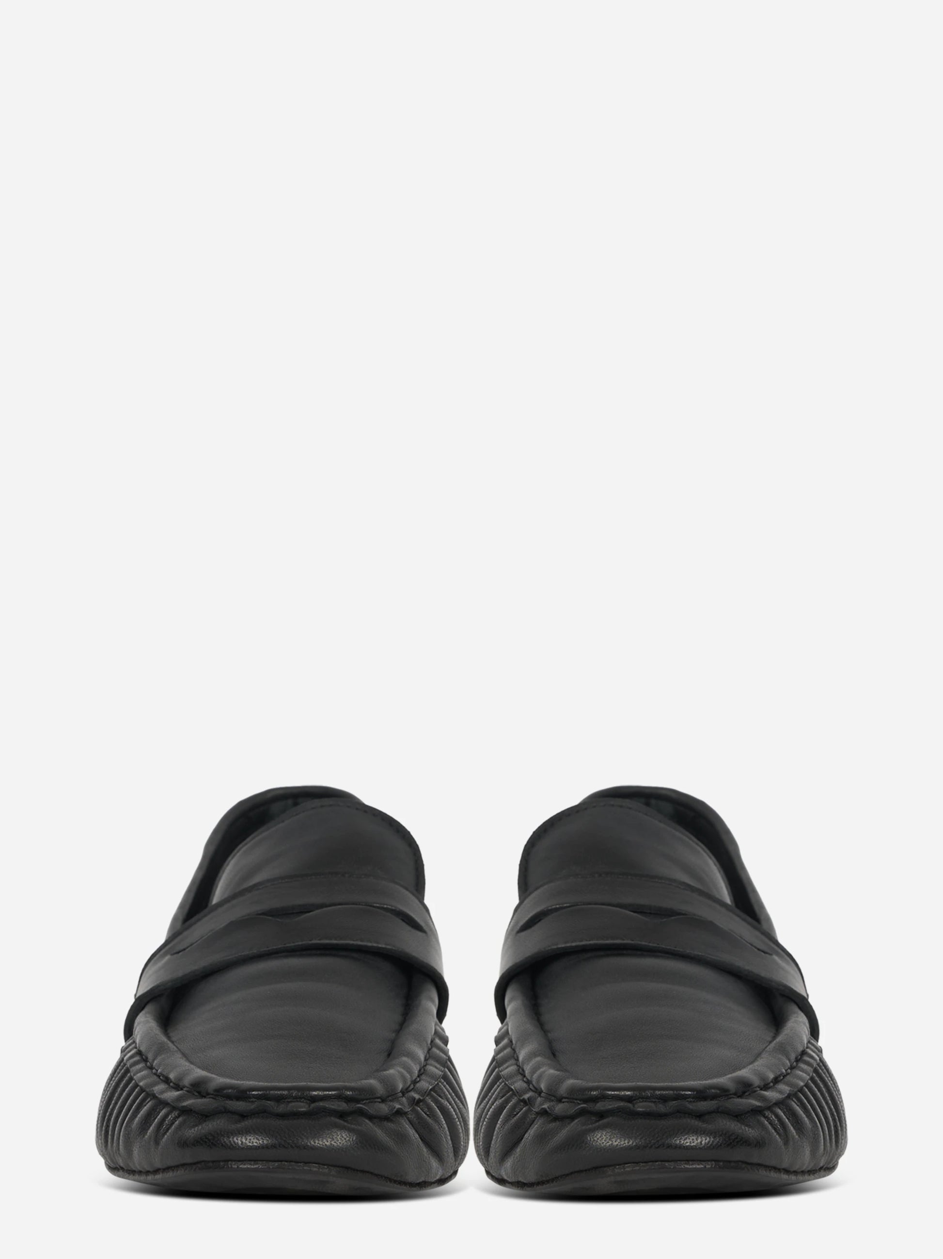 Mocassino in pelle nero