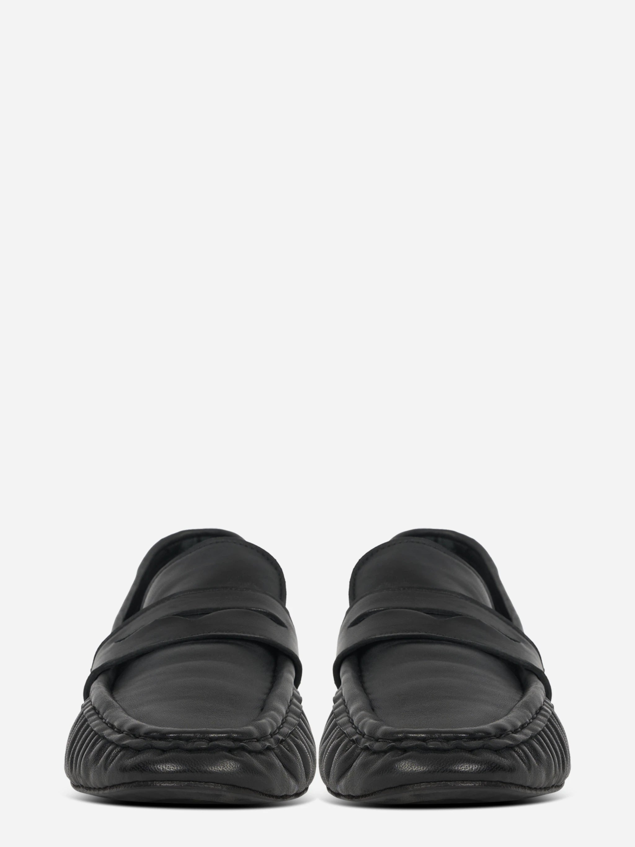 Mocassino in pelle nero