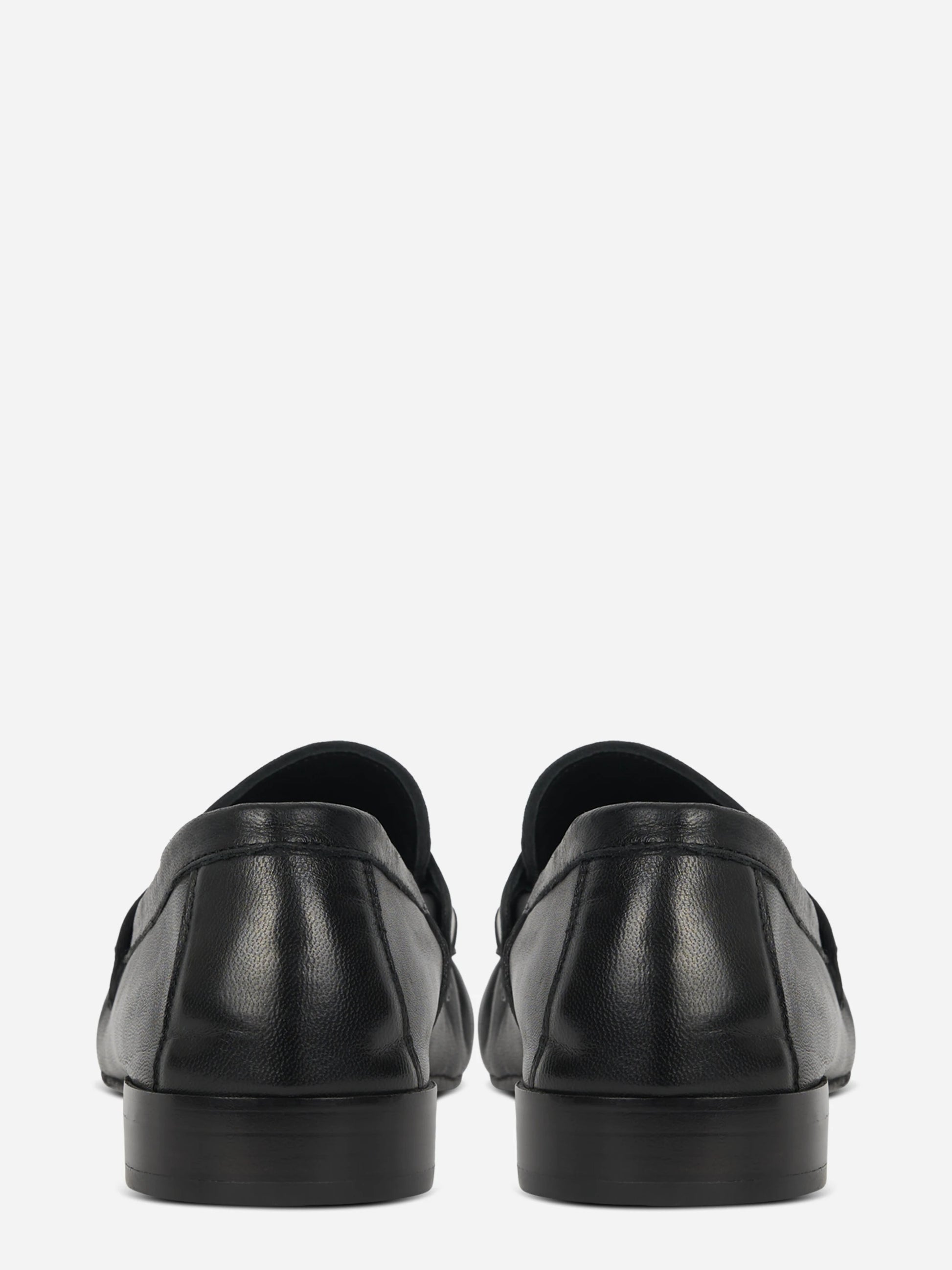 Mocassino in pelle nero