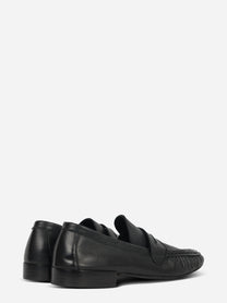 Mocassino in pelle nero