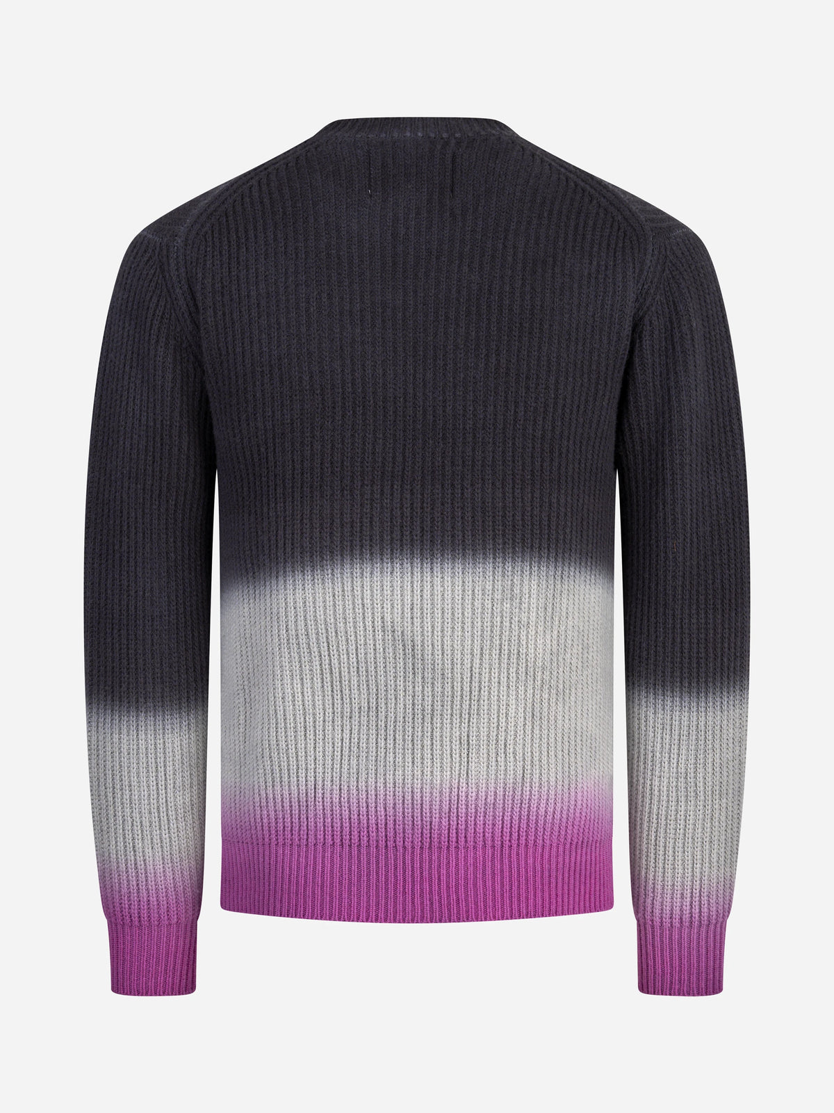 Maglia girocollo tie-dye fucsia SEVEN GAUGE - vista posteriore