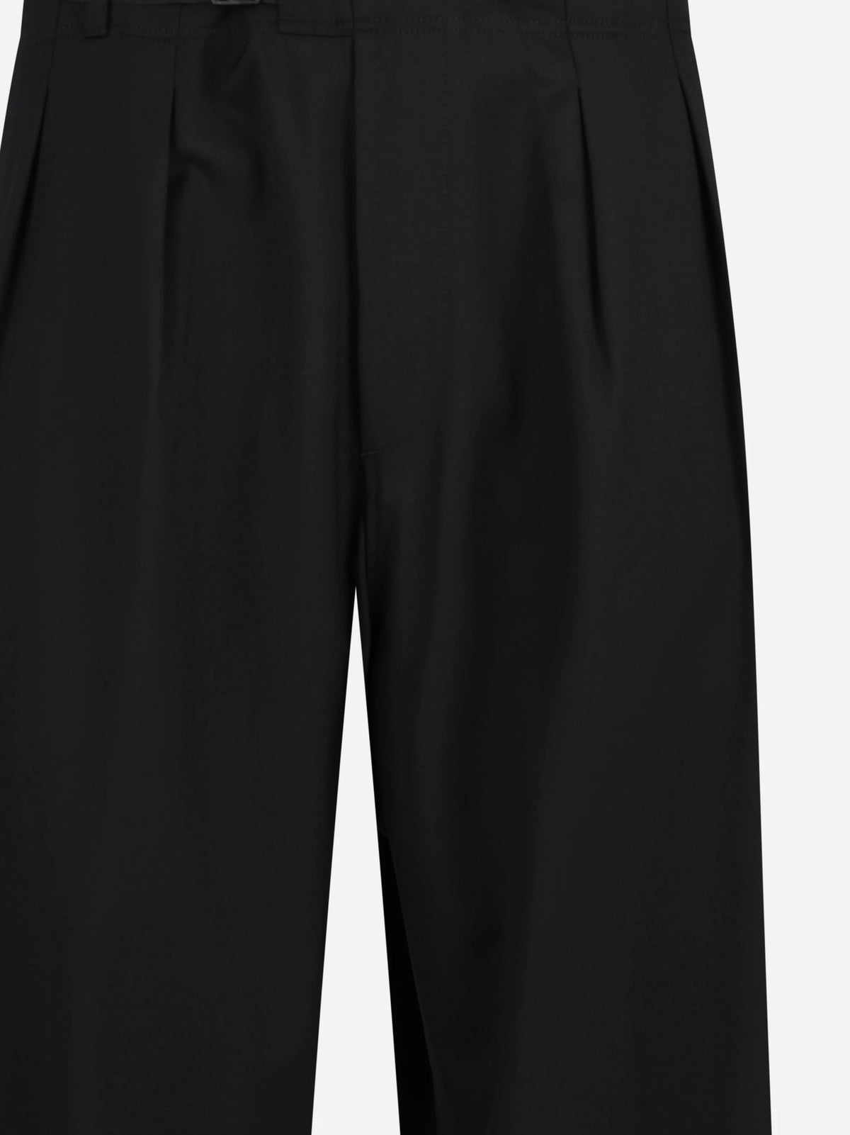 Pantalone in lana con cintura blu - dettaglio 2