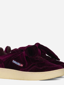 Sneakers Medalist Low Velvet Bow Bordeaux