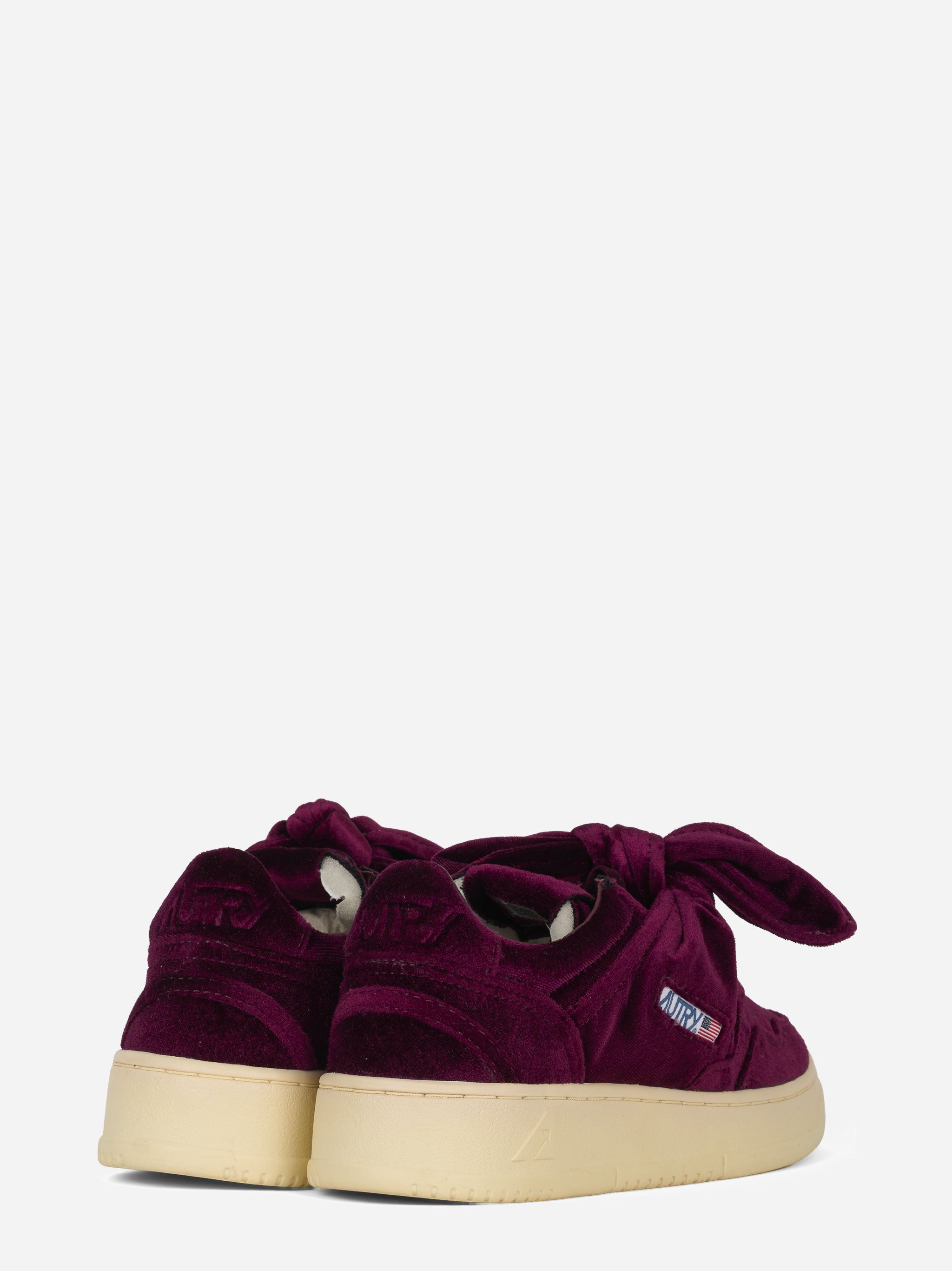 Sneakers Medalist Low Velvet Bow Bordeaux