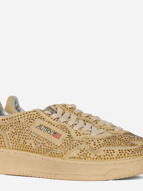 Sneakers Medalist Low Crystal in Micro Strass Bronze