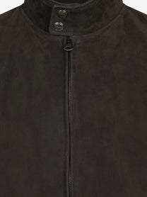 Gilet in pelle scamosciata