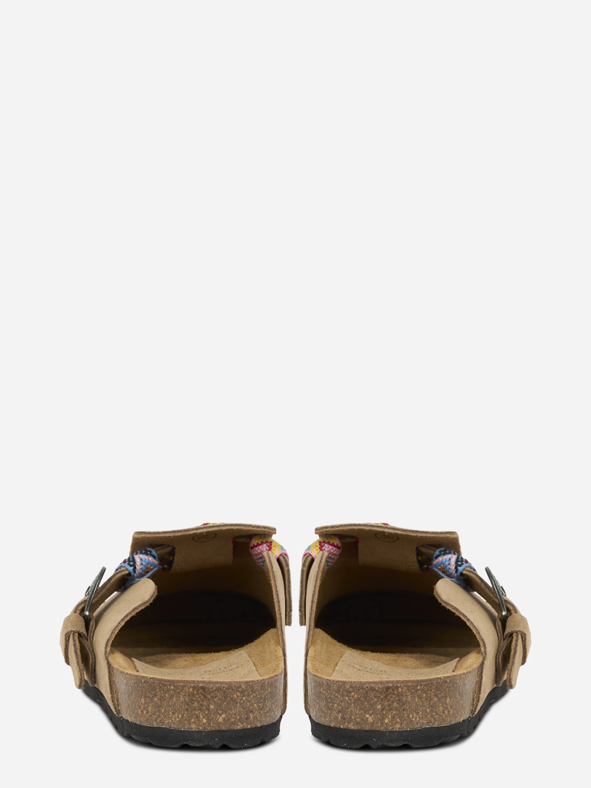 Mules Ring in suede beige