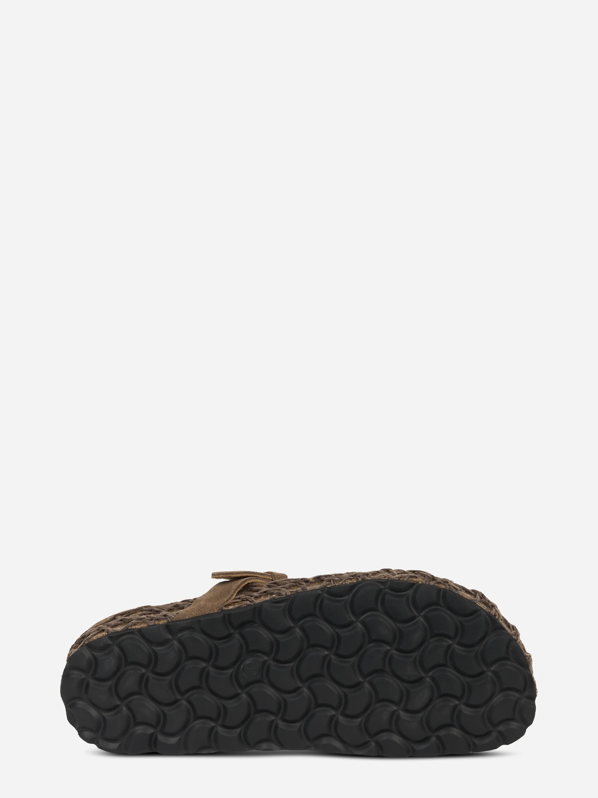 Mules Thais intrecciato marrone