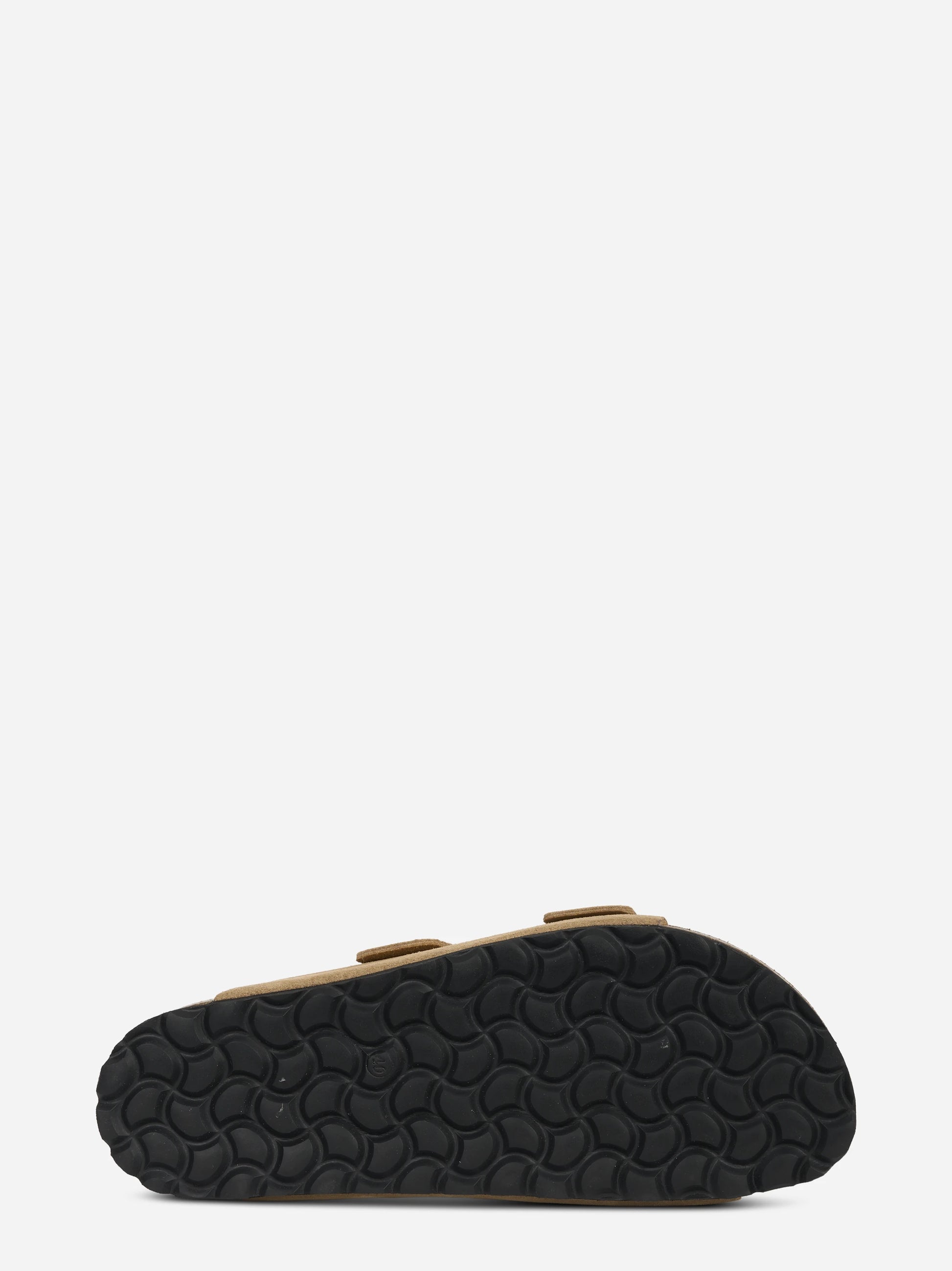 Sandalo Buckle in suede beige