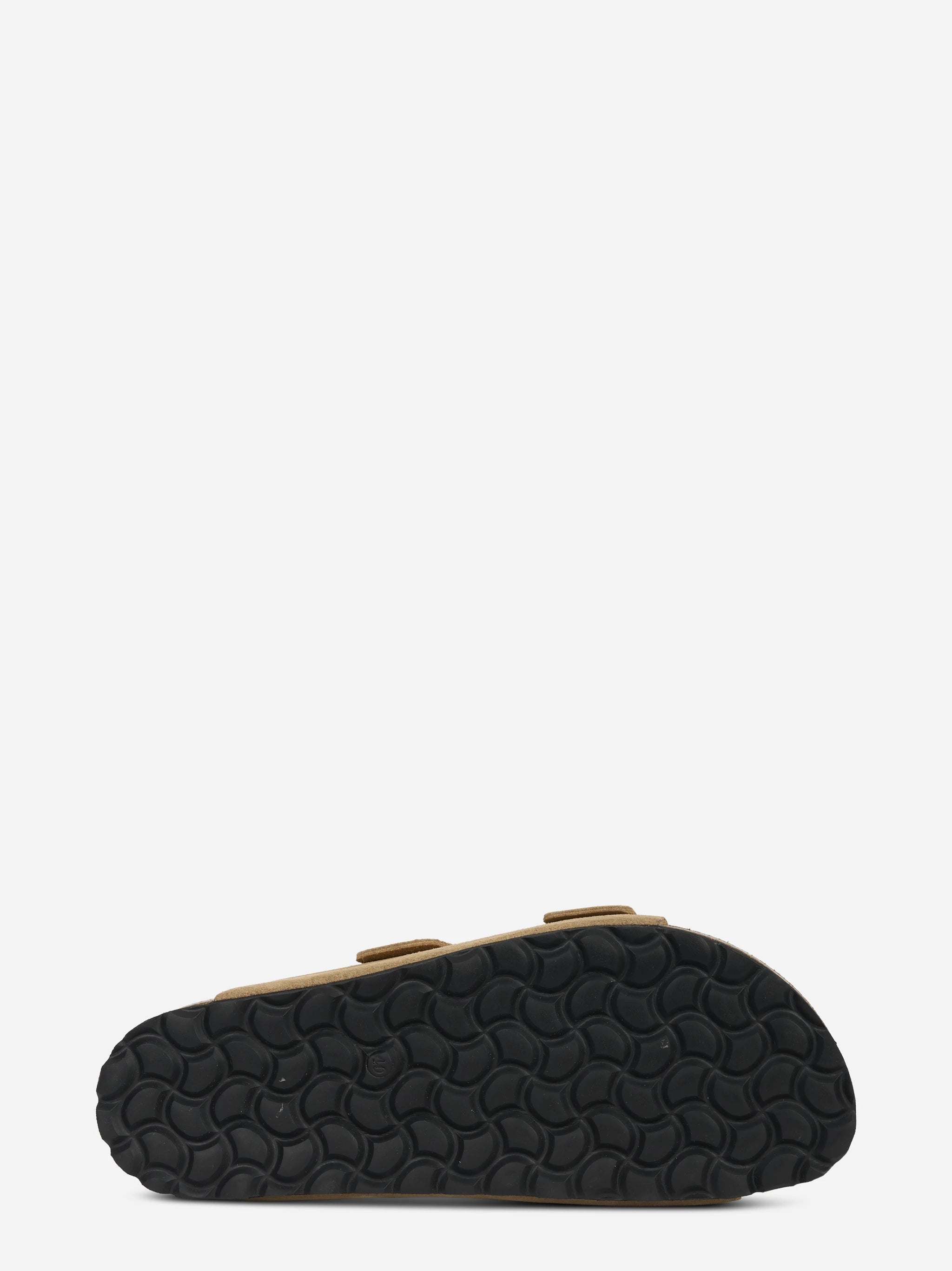 Sandalo Buckle in suede beige