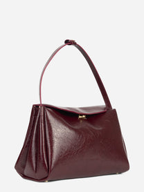 Borsa Calypso Trunk in pelle vegana bordeaux - vista posteriore