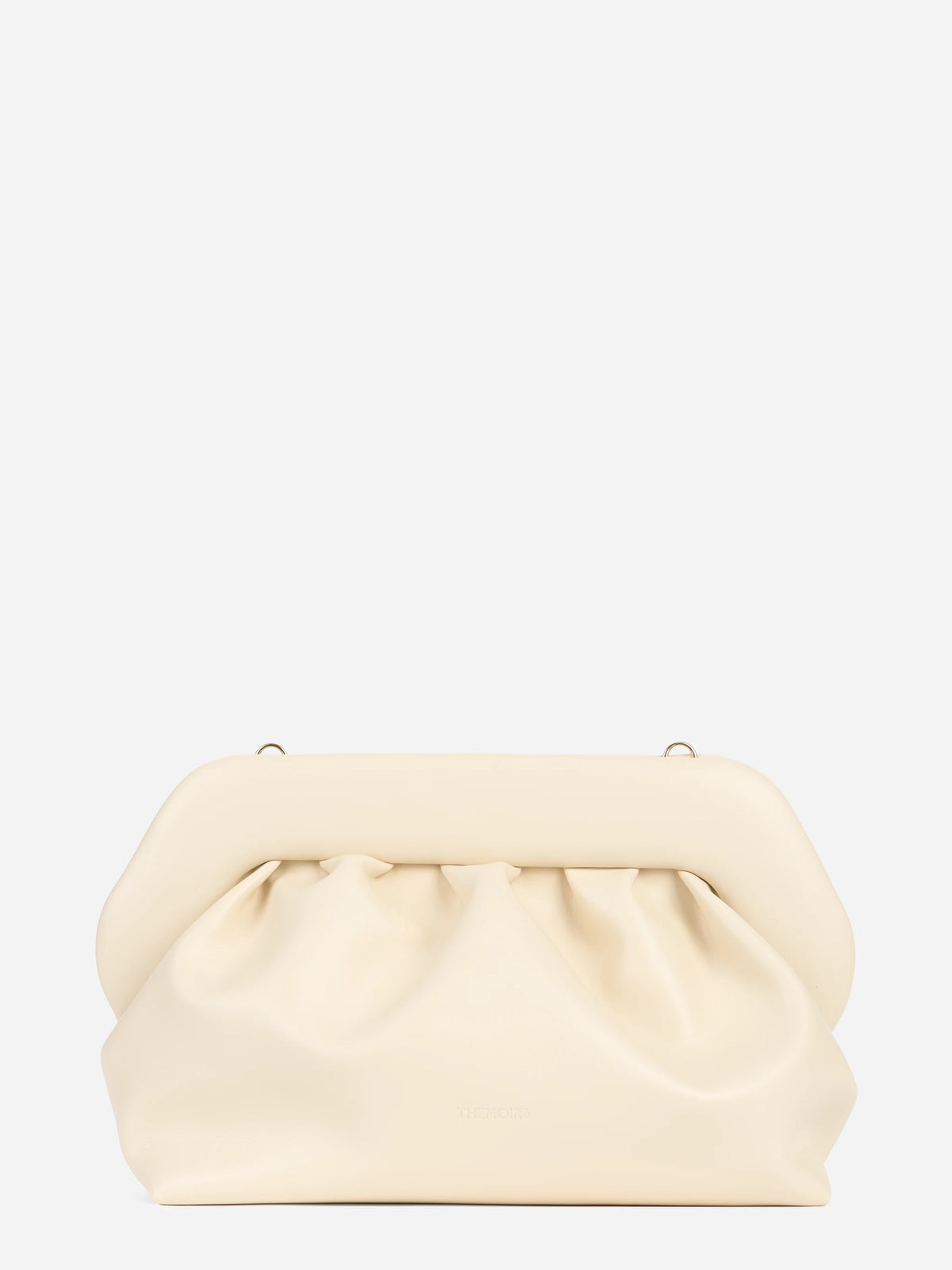 Pochette Bios in pelle vegana bianca - vista frontale
