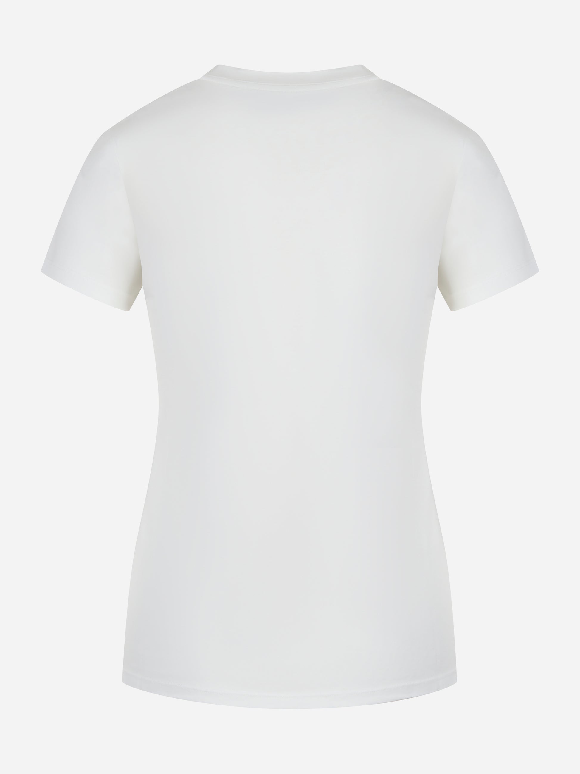 T-shirt in cotone bianco semplice Dondup - retro